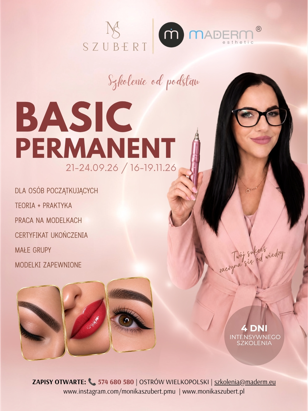 Plakat szkolenia Basic Permanent
